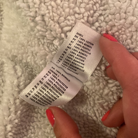 Polarn O. Pyret lined plaid jacket 2-3Y EUC - soft, warm, and adorable for Fall! - Picture 8 of 8